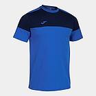 Joma Crew V Short Sleeve T-shirt Blå 3XL Man