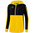 Erima Six Wings Training Full Zip Sweatshirt Gul 38 Kvinna