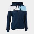 Joma Crew V Full Zip Sweatshirt Blå 2XL Kvinna