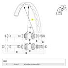 Mavic Deemax S 27.5´´ Front/rear Spokes Silver 27.5´´