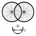 Mvtek 29/27.5´´ Tubeless Mtb Wheel Set Silver 15 x 110 12 x 148 mm Shimano/Sram