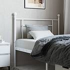 vidaXL Hovedgærde metall vit 100 cm 374417