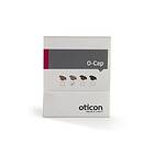 Oticon mikrofonfilter O-Cap, 8-pack (Färg: Ljusbrun)