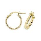 James Moore TH ER1042-10 9k Yellow Gold Hoop Earrings 10 mm Jewellery