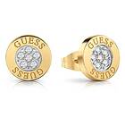 Guess JUBE02158JWYGT/U Gold Plated Crystal-Set 10mm Logo Jewellery