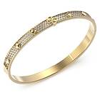 Guess UBB03276YGL Women's 4G Forever Gold Plated 6mm Pave Jewellery