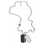 Diesel DX1040040 Double Dogtags "Leather Jacket Jewellery