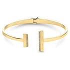 Calvin Klein 35000161 Ladies Linear Hinged Gold Stainless Jewellery