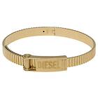 Diesel DX1357710 FONT STEEL Men's Gold-Toned Hinged Bangle Jewellery