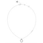 Guess UBN03159RH Women's Circle Lights Rhodium Plated Pavé Jewellery