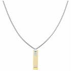 Tommy Hilfiger 2790351 Double Dog Tag Gold IP Necklace Jewellery