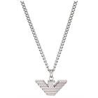 Emporio Armani EGS2916040 Men's Logo Pendant Stainless Steel Jewellery