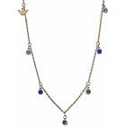 Emporio Armani EGS3014221 Blue Crystal Necklace Rose Gold Jewellery