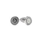 Emporio Armani EG3053040 Round Crystal Set Eagle Logo Stud Jewellery