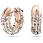 Swarovski 5636531 Dextera Rose-Gold Hoop Earrings Jewellery