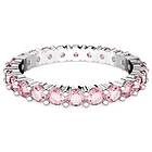 Swarovski 5658855 Matrix Ring Rhodium Plated Pink Jewellery