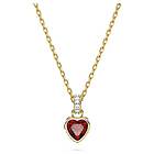 Swarovski 5648750 Stilla Necklace Gold-Tone Plated Red Jewellery