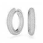 Swarovski 5651392 Dextera Hoop Earrings Rhodium Plated Jewellery