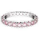 Swarovski 5658853 Matrix Ring Rhodium Plated Pink Jewellery