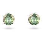 Swarovski 5639120 Stilla Stud Earrings Green Pear Cut Jewellery