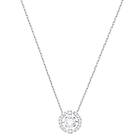 Swarovski 5286137 Sparkling Dance Round Necklace Rhodium Jewellery