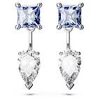 Swarovski 5665767 Mesmera Jacket-Style Earrings Rhodium Jewellery