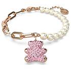 Swarovski 5669169 Teddy Bracelet Rose Gold-Tone Plated Pink Jewellery