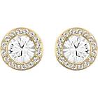 Swarovski 5505470 Angelic Gold-Tone plated |White Stud Jewellery