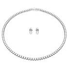 Swarovski 5647730 Matrix Tennis set Round cut, White, Jewellery