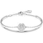 Swarovski 5683447 Meteora bangle, White, Rhodium plated Jewellery