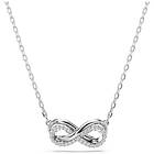 Swarovski 5687265 Hyperbola pendant, Pavé, Infinity, White Jewellery