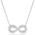 Swarovski 5679434 Hyperbola pendant, Infinity, White, Jewellery