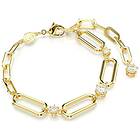 Swarovski 5683359 Dextera bracelet, White, Gold-tone plated Jewellery