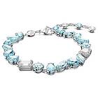 Swarovski 5666018 Gema Bracelet Rhodium Plated Blue and Jewellery