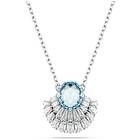 Swarovski 5689195 Idyllia pendant, Shell, Blue, Rhodium Jewellery