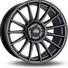 Silver OZ Superturismo Dakar Matt Black Lettering 10x20 5/130 ET48 B84.1