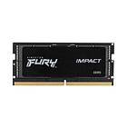 Kingston FURY Impact 16Go DDR5 RAM 6400MHz SO DIMM 262-pin On-die ECC CL38 (KF56