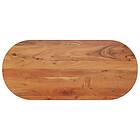vidaXL Bordsskiva 110x50x2,5 cm oval massivt akaciaträ 370087