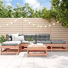 vidaXL Loungegrupp för trädgården 6 delar massiv douglasgran 3186317