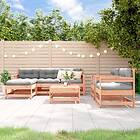 vidaXL Loungegrupp för trädgården 7 delar massiv douglasgran 3186233