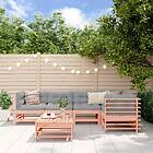 vidaXL Loungegrupp för trädgården 6 delar massiv douglasgran 3186478