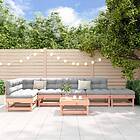 vidaXL Loungegrupp för trädgården 7 delar massiv douglasgran 3186513