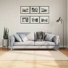 vidaXL Mjuk matta med kort lugg tvättbar beige 160x160 cm 375021