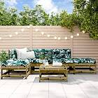 vidaXL Loungegrupp med dynor 6 delar impregnerad furu 3186318