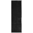 vidaXL Mjuk Teppe med kort lugg tvättbar svart 80x250 cm 375111