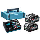 Makita Batteri 191J81-6; XGT; 40 V; 2x2.5 Ah; Li-ion laddare väska