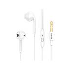 Wired Vipfan in-ear headphones M15 3,5mm jack 1m (white)