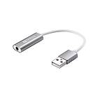 Sandberg Headset USB converter Silver/White