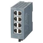 Siemens Scalance xb008 unmanaged industrial ethernet switch for 10/100 mbit/s