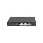 Lanberg RSFE-16P-2C-150 switch 16 ports unmanaged rack-mountable